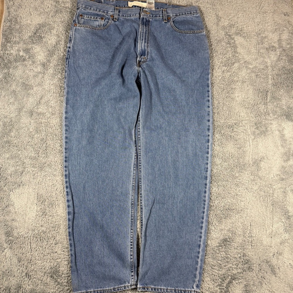 Y2K Levis 550 Relaxed Fit Baggy Light Blue Made in USA Mens Size 40x34